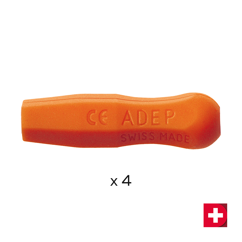 Mango hexagonal de silicona ADEP - Naranja - Imagen 2
