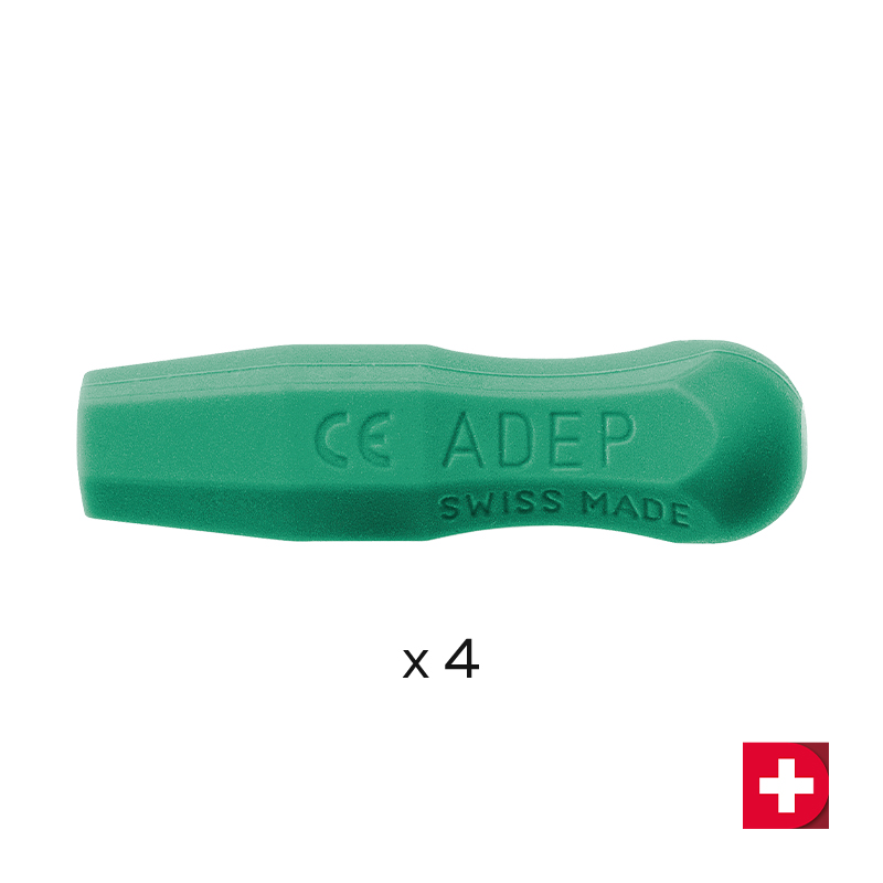 Mango hexagonal de silicona ADEP - Verde claro - Imagen 2